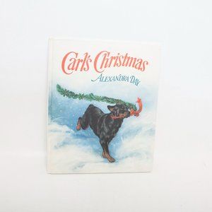 Vintage Carl's Christmas Hardcover Book First Edition 1990 Printed in Hong Kong